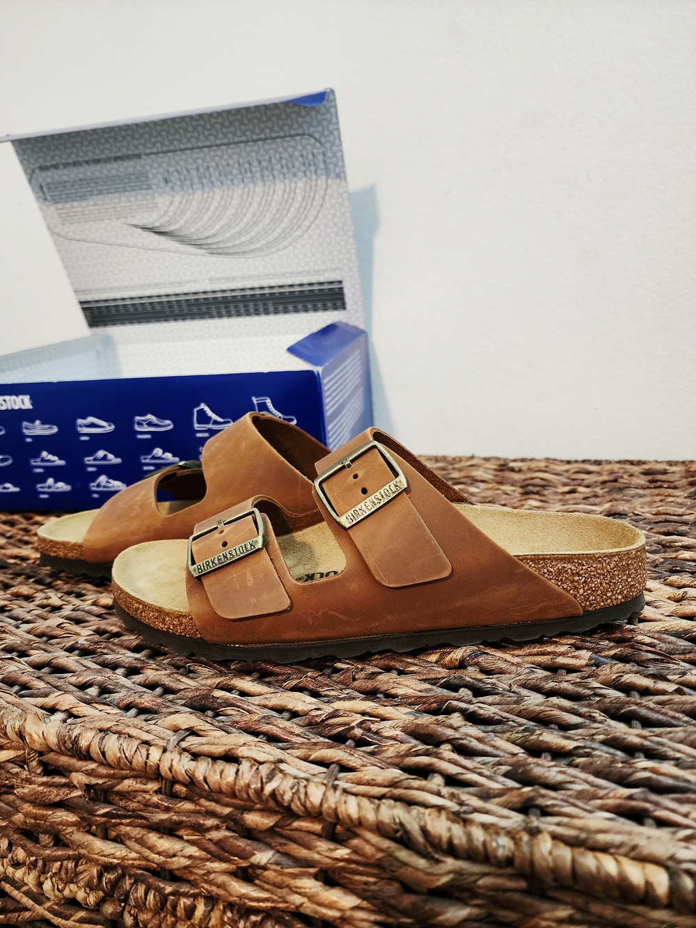 Birkenstock Arizona Soft Footbed Sandals - Cognac